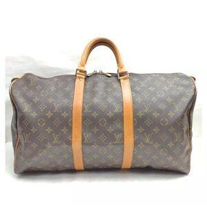 Louis Vuitton LV Boston Bag  Keepall 50 Brown Monogram 2351160